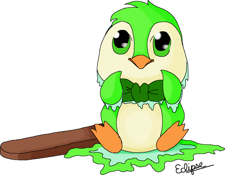 Green Apple - Cartoon Clipart (725x563), Png Download