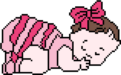 Baby Girl Sleeping - Infant Clipart (600x600), Png Download