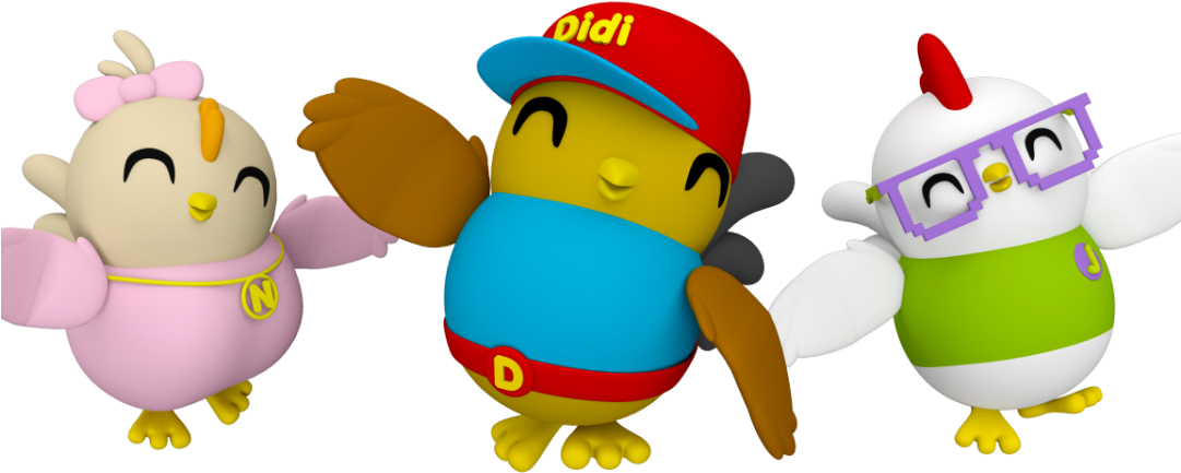 Graphic Black And White Library Didi Friends Child Clipart (1080x675), Png Download