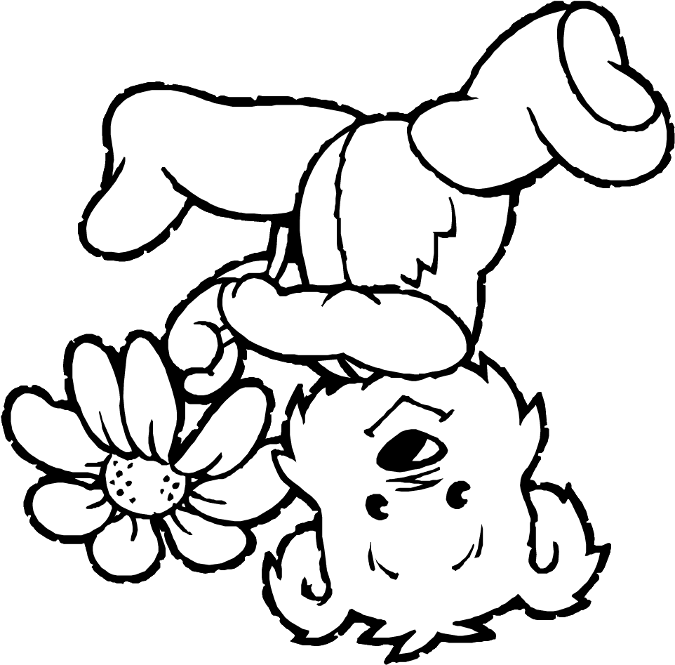 Drawing Spring Line Clipart Black And White - Sweet Baby Nursery Wall Sticker Nur 24 - Png Download (1266x950), Png Download