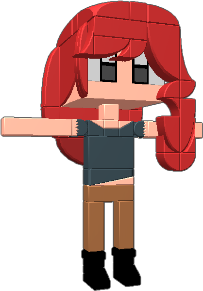 This Is Scarlet I Also Published The Dark Outfit, Hope - Cartoon Clipart (768x768), Png Download