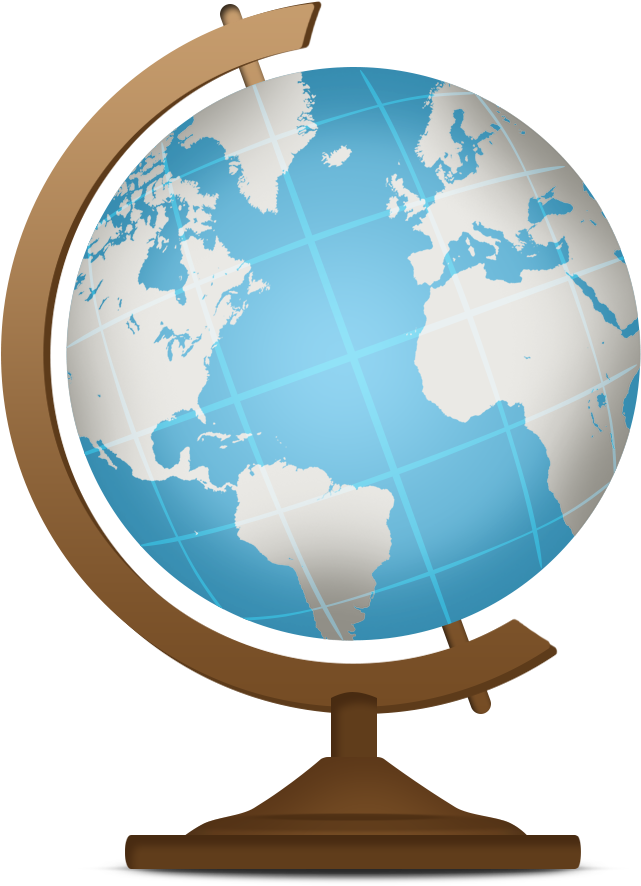 Globe Geography Clipart Computer Icons Clip Art - Png Download (641x886), Png Download