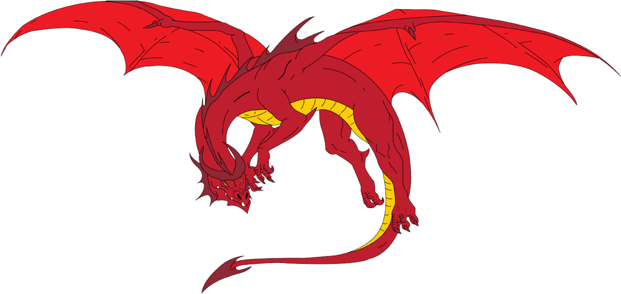 Clipart Dragon Smaug - Smaug Clipart - Png Download (1269x630), Png Download