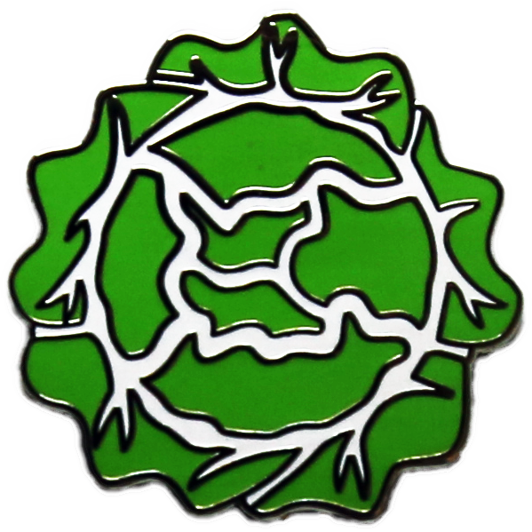 Coleslaw Logo Pin Clipart (599x599), Png Download