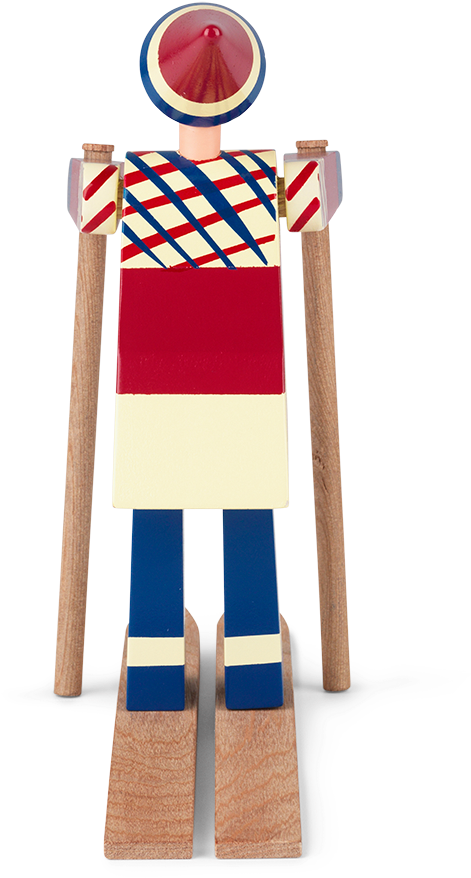 The Skier Datti Girl Multi Figurer - Kay Bojesen Datti The Skier Clipart (1200x1200), Png Download