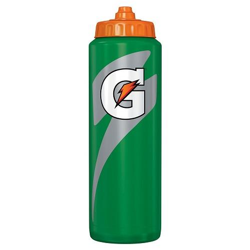 Auction - Gatorade Leakproof Green Orange Sport Squeeze Water Clipart (1000x1000), Png Download