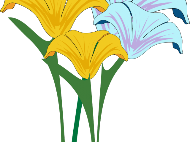 Red Flower Clipart Bulaklak - Png Download (640x480), Png Download