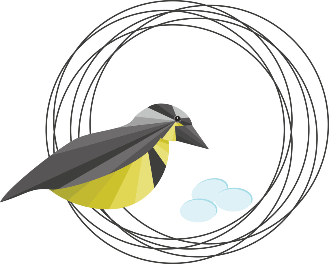 Stylized Vector Drawing Of A Meadowlark Bird On Edge - Meadowlarks Clipart - Png Download (1140x914), Png Download
