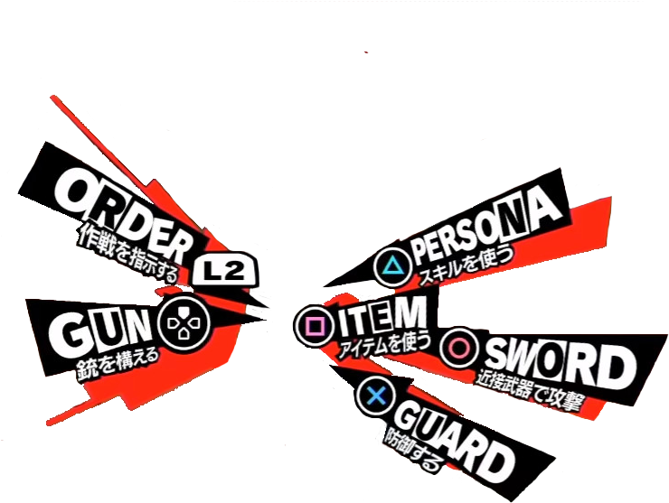 Template Pinterest Battle Parodies - Persona 5 Battle Menu Template Clipart (763x623), Png Download