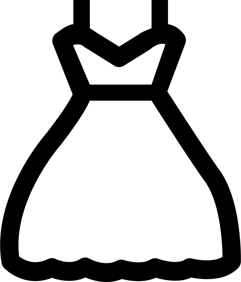 Yükle Ladies Svg Png Icon Free Download ( - Dress On Hanger Png Clipart (836x980), Png Download