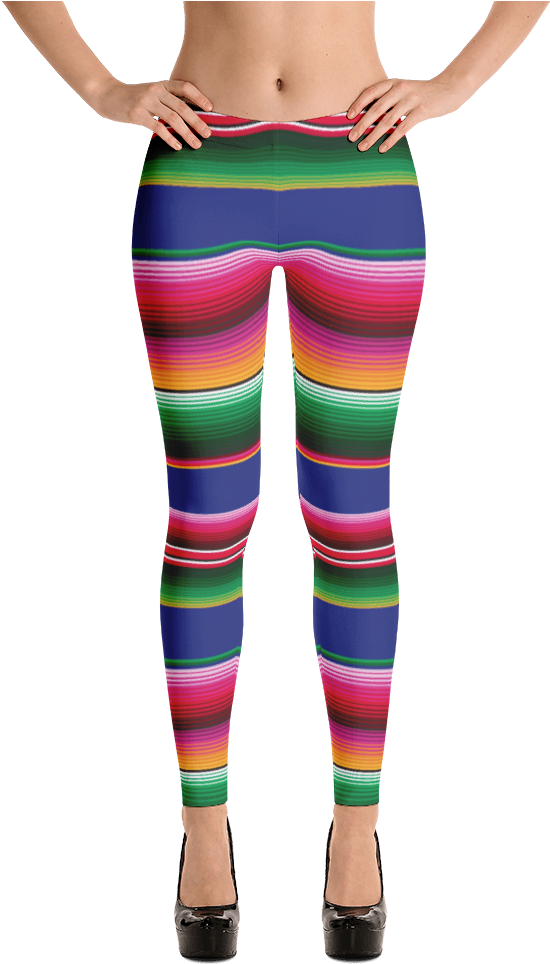 Serape Leggings The Funky - Martini Pride Party Leggings Clipart (1000x1000), Png Download