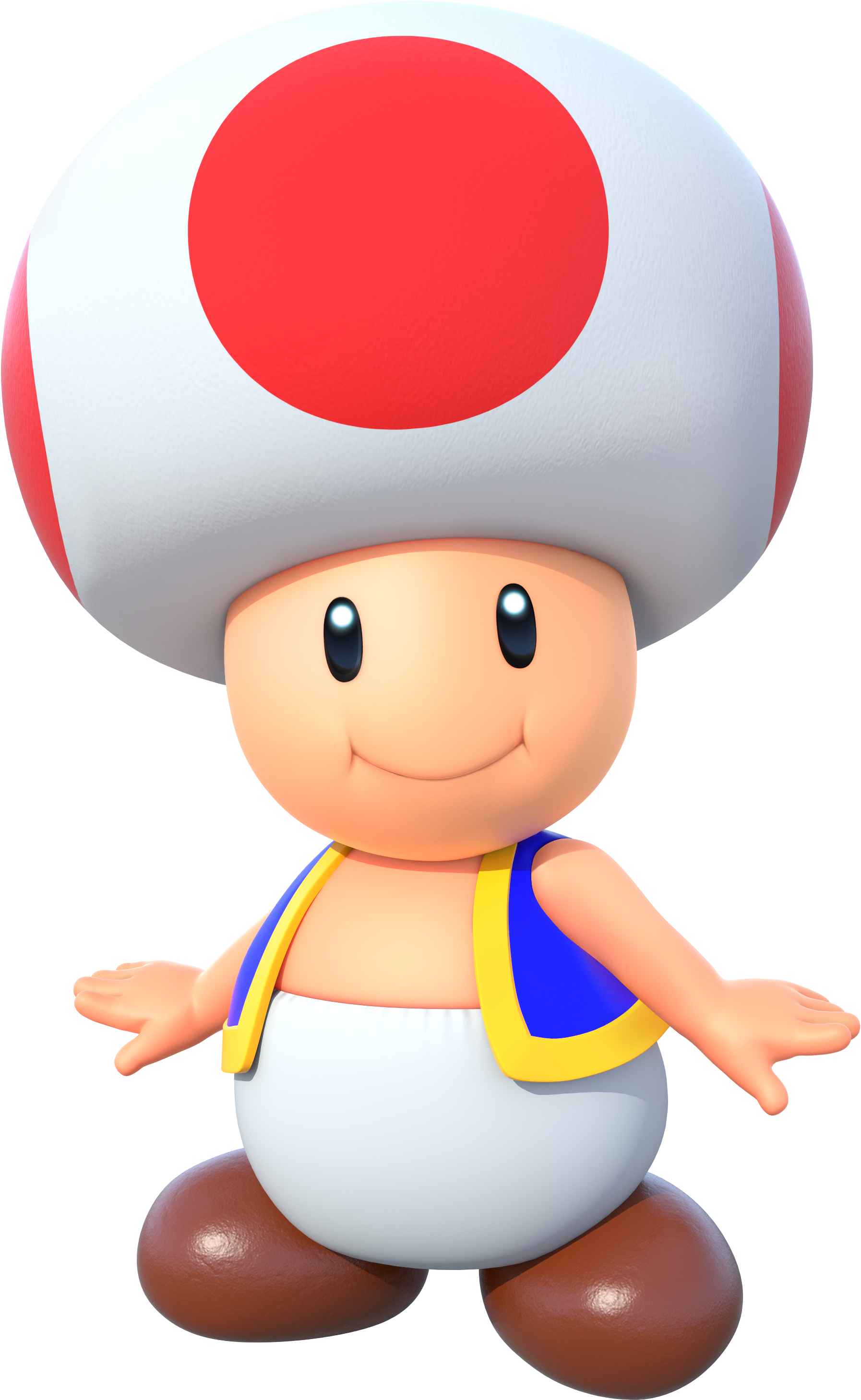 Super Mario Party Toad Clipart (480x746), Png Download