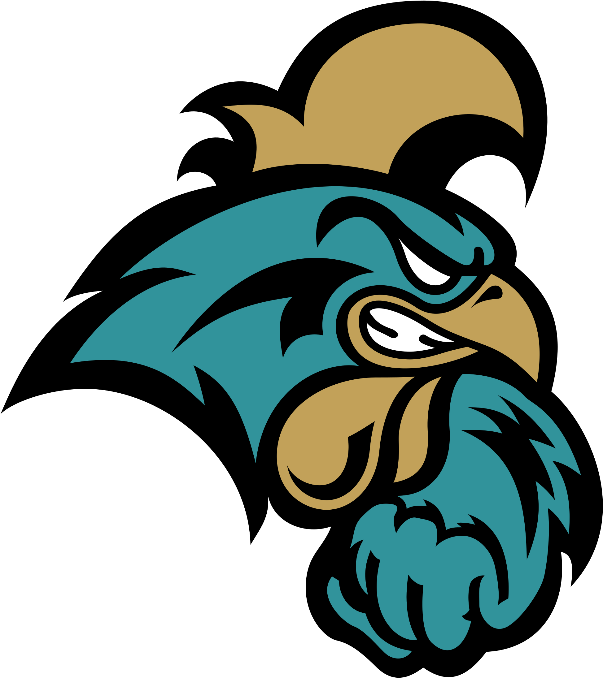 Nov 10 Vs Troy - Coastal Carolina Chanticleers Clipart (2400x2400), Png Download