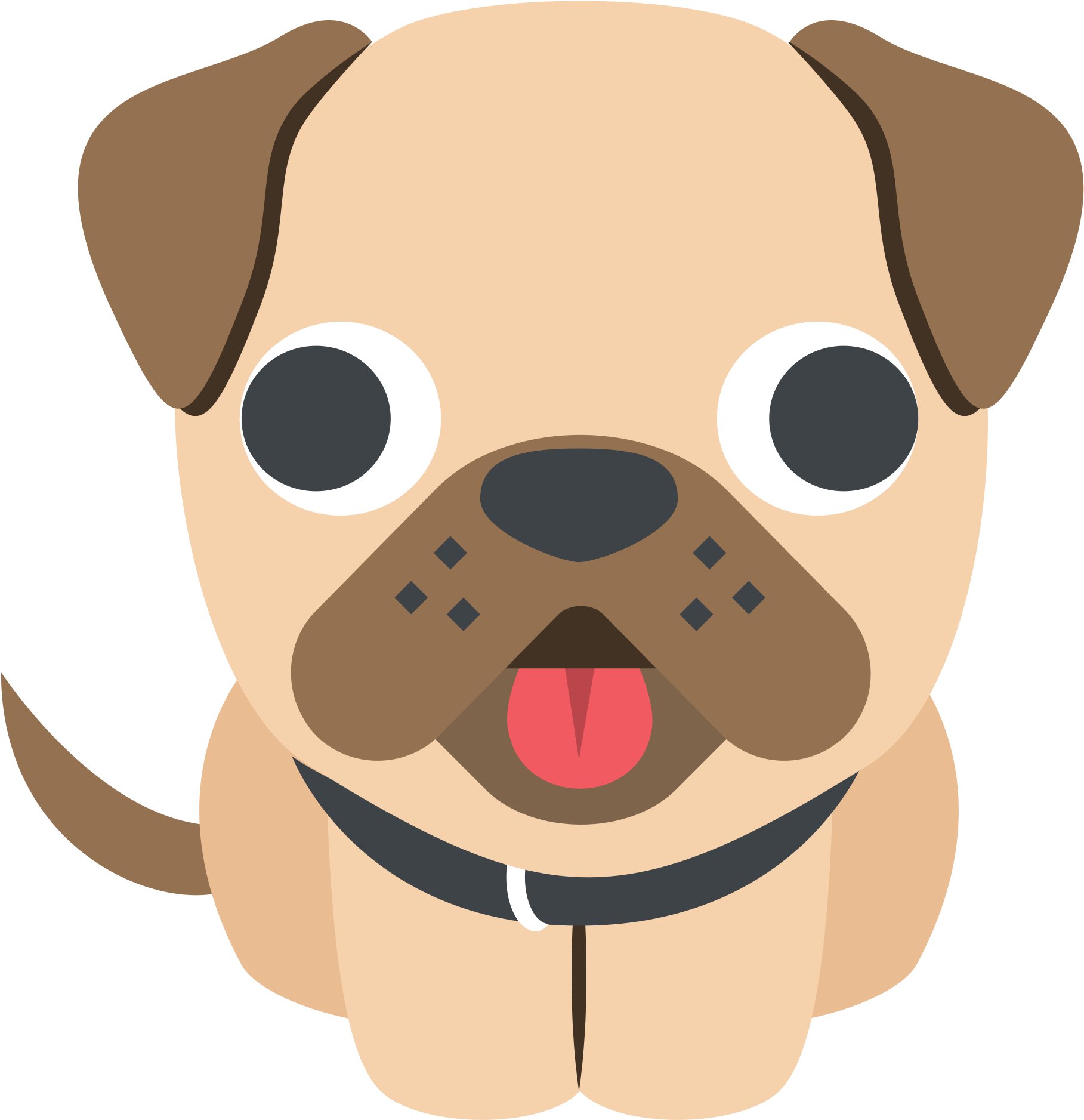 Dog Emoji Text Dog Heart Eyes Emoji Clipart Full Size Clipart