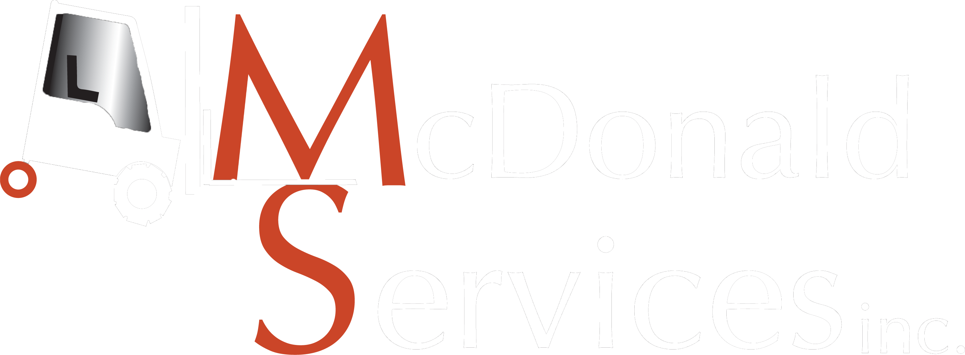 Contact - Mcdonald Services Inc Clipart (3158x1164), Png Download