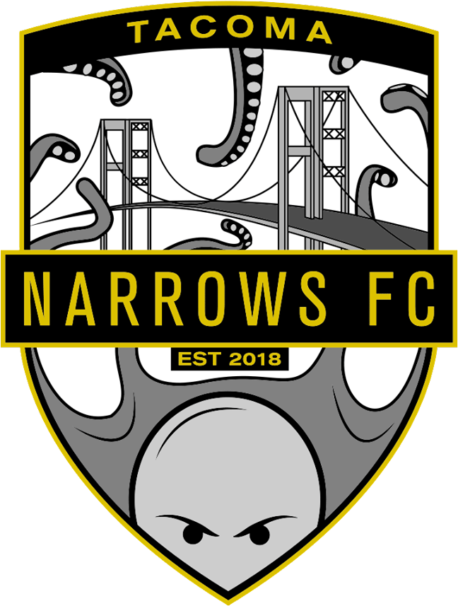 “tacoma Narrows Fc Was Founded Out Of A Passion For - Tacoma Clipart (960x960), Png Download