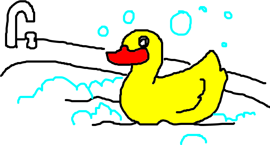 Clip Art Pato De Borracha With Transparent Background - Duck - Png Download (1020x608), Png Download