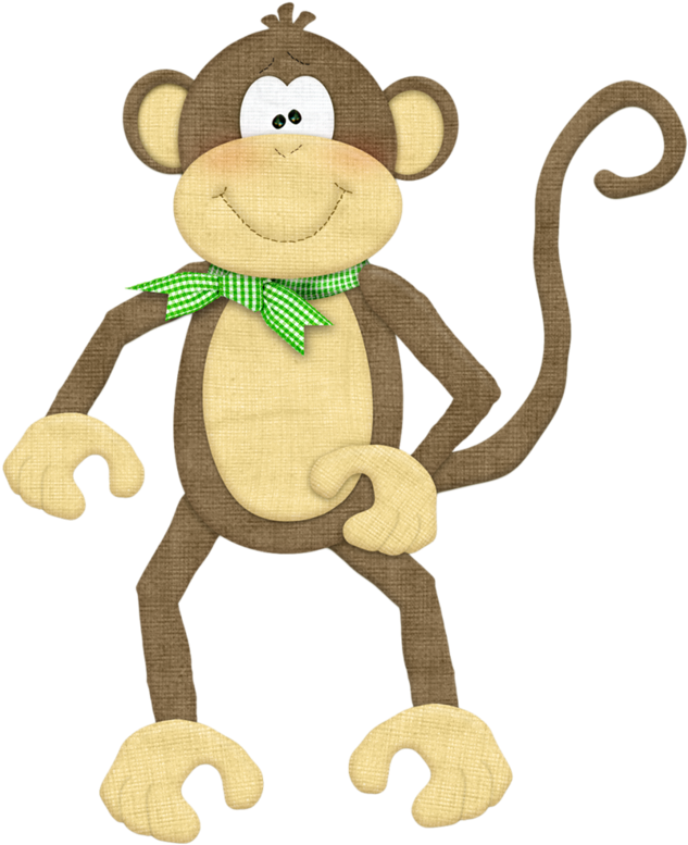Monkeys ‿t✿p⁀ - Gif Png De Un Mono Clipart (647x800), Png Download