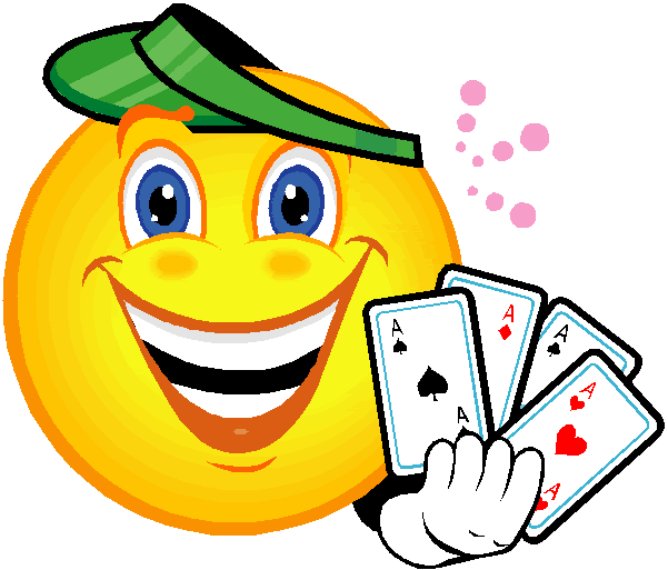 May - Poker Smiley Clipart (601x513), Png Download