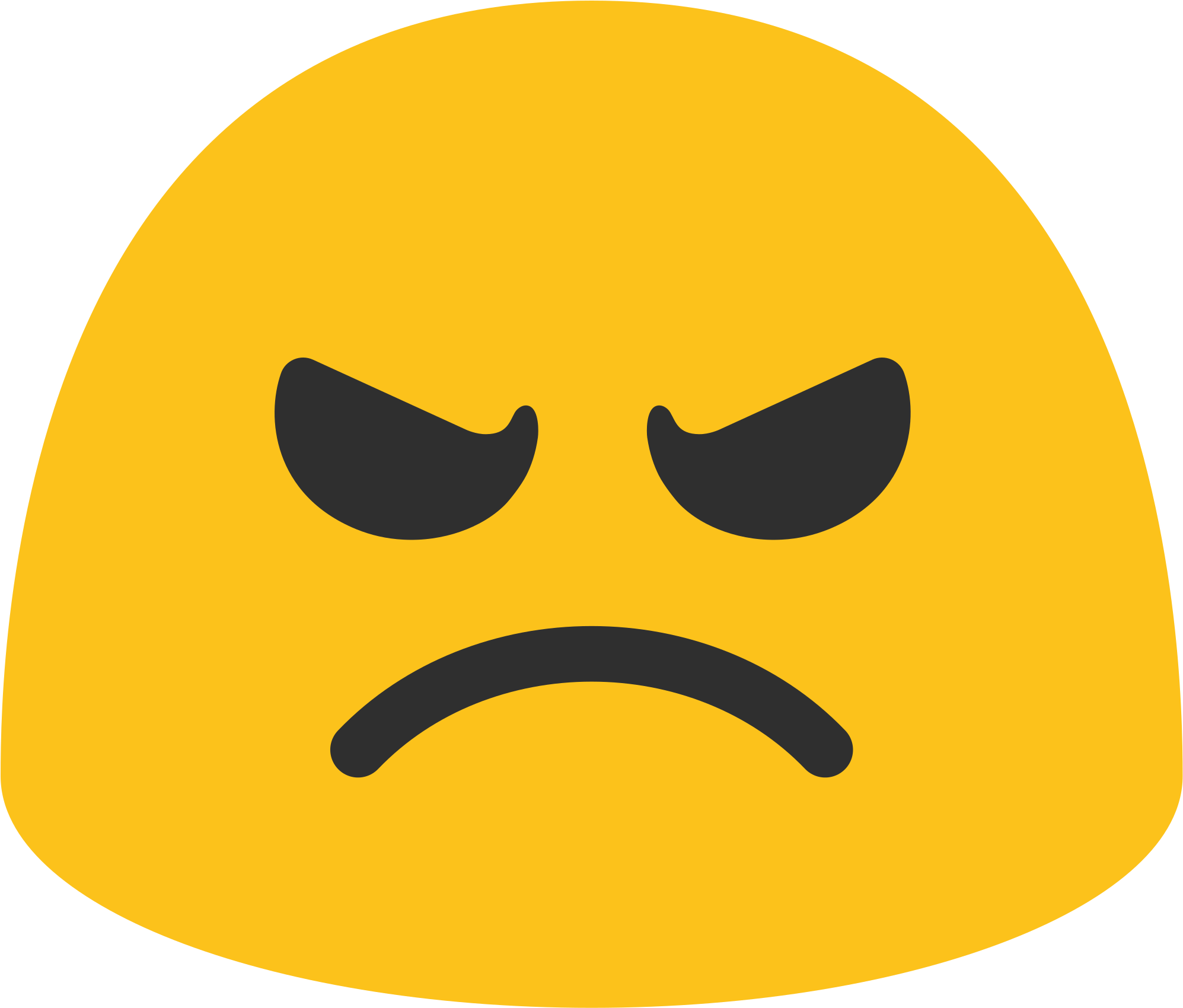Open - 😞 Emoji Clipart (2000x2000), Png Download