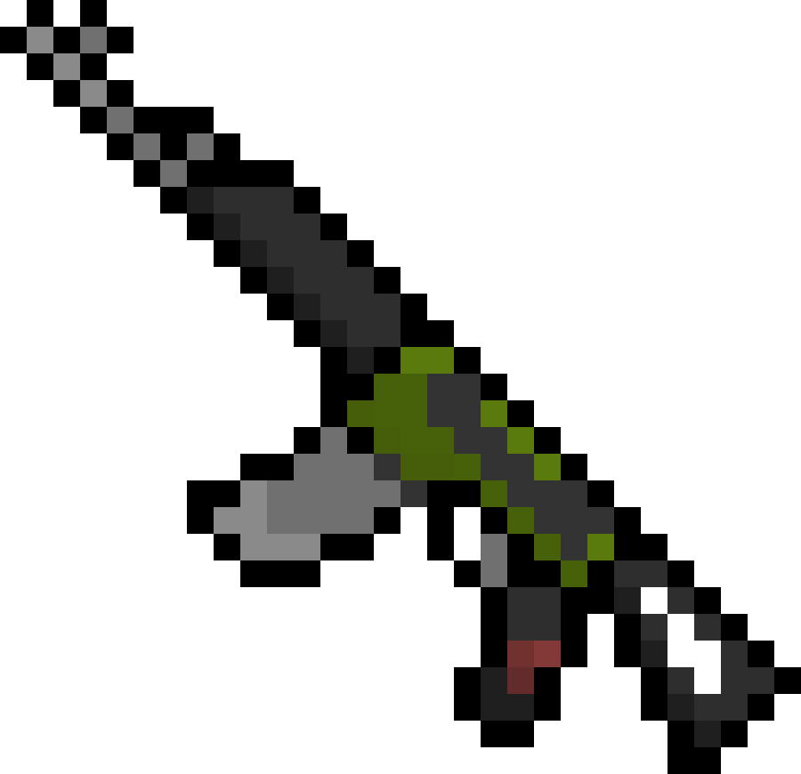 Outcast Rifle - Pixel Art Auto Clipart (900x870), Png Download