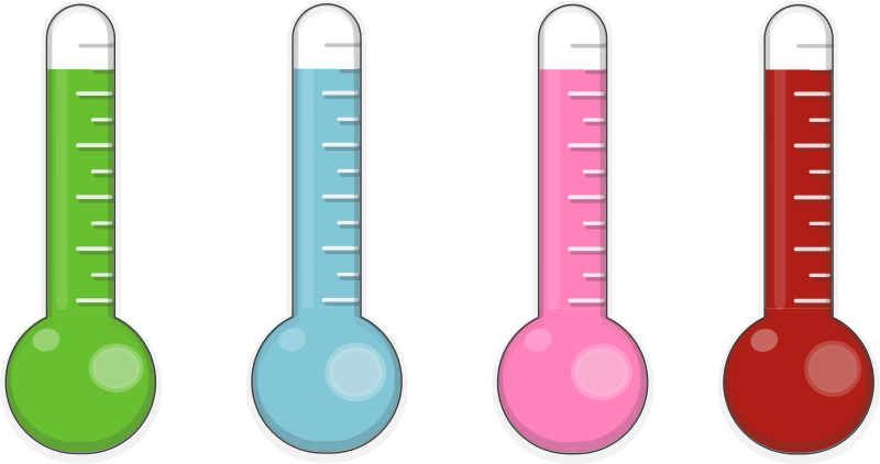 Thermometer Clipart Wmf - Thermometers Png Transparent Png (800x422), Png Download