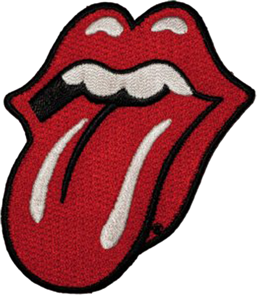 Rolling Stones Rollingstones Patch Lips Mouth Niche Clipart (1024x1024), Png Download