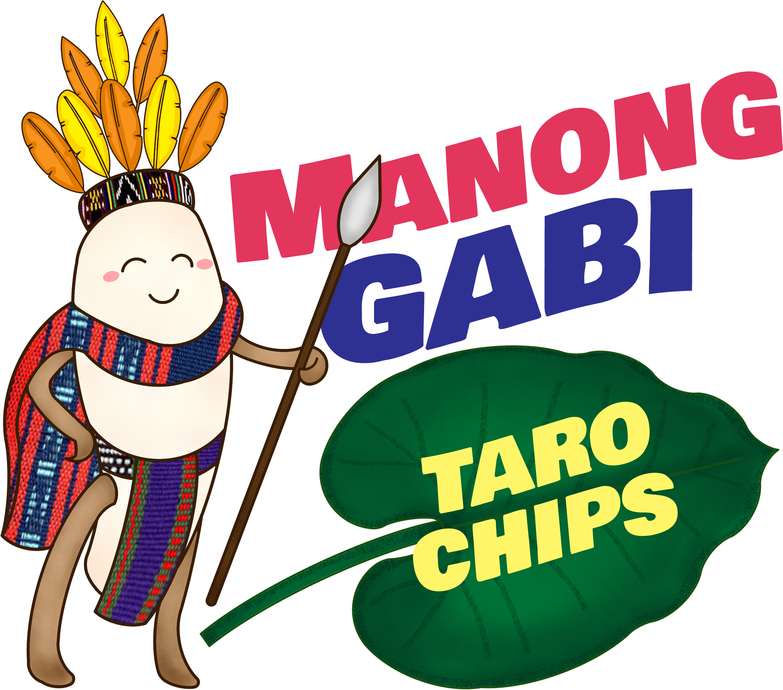 Manong Gabi Taro Chips Logo - Chips Logo Clipart (3299x2360), Png Download