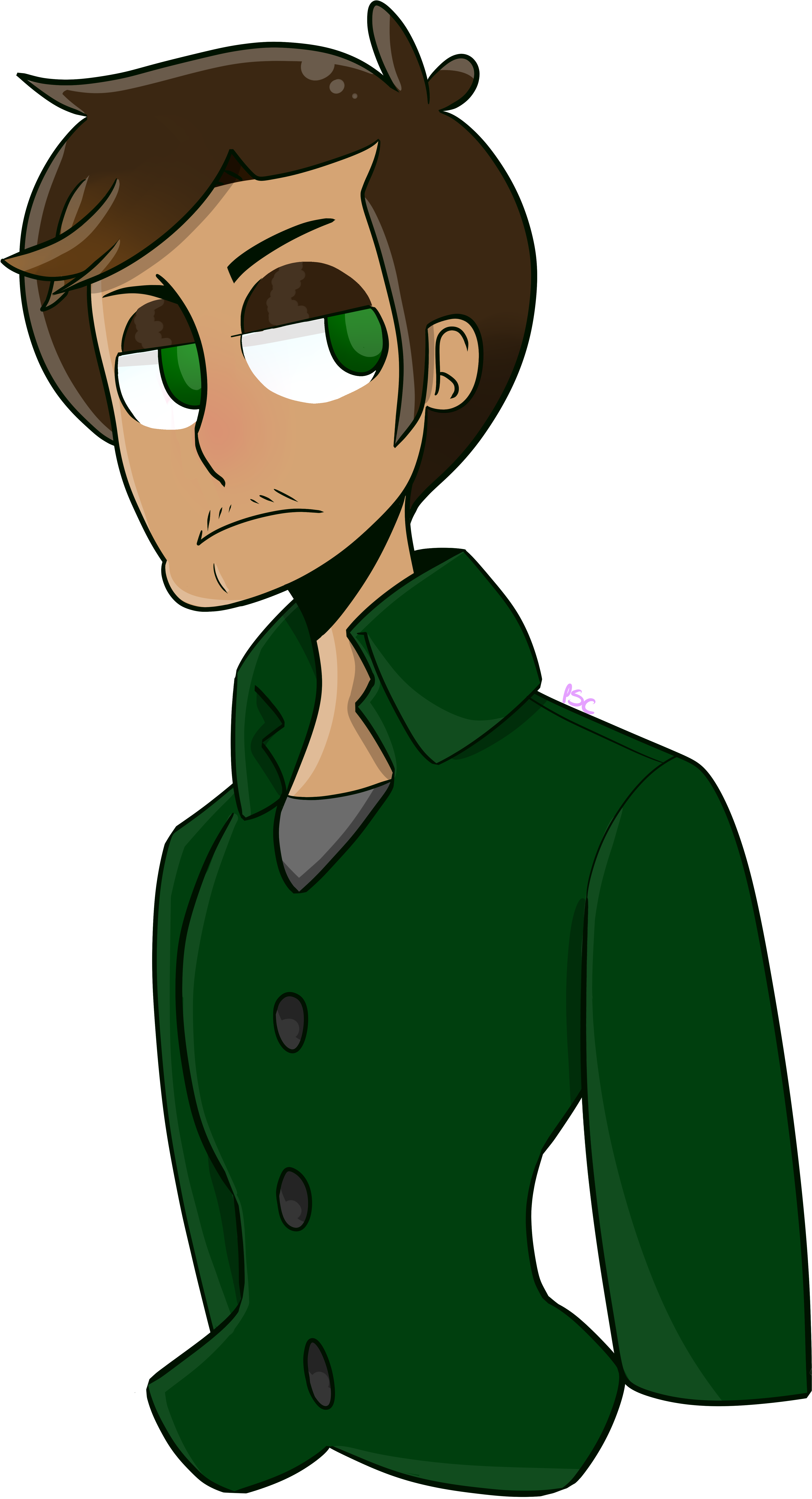 Really Angry Guy By Clipart (6000x8790), Png Download