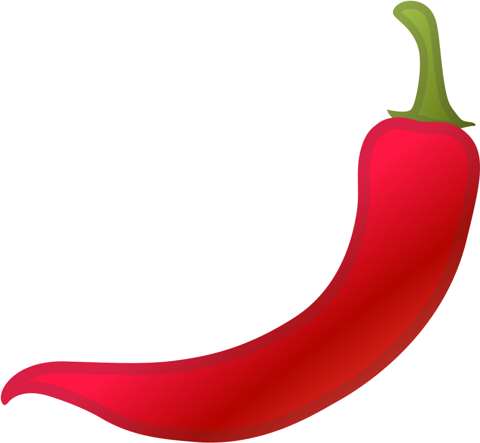 File Noto Emoji Oreo 1f336 Svg Wikimedia Commons Chili - Pepper Icon Png Clipart (1024x1024), Png Download