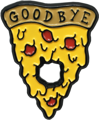 Pizza Planchette Pin - Lapel Pin Clipart (600x600), Png Download