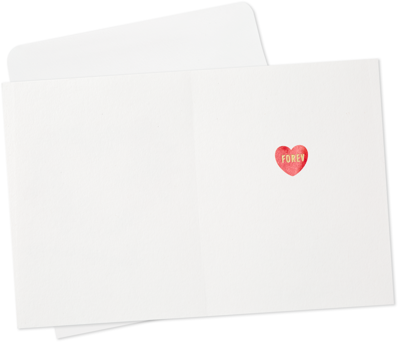 Luv U Forev Conversation Hearts Valentine's Day - Love You In Gold Valentine's Day Card Clipart (1470x1470), Png Download