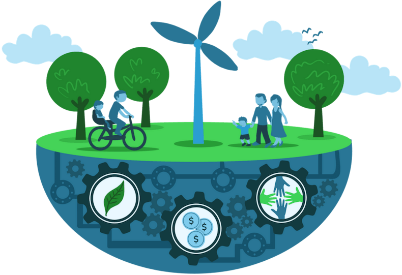 Some May Consider Sustainability To Be A Buzzword Popularized Clipart (800x600), Png Download