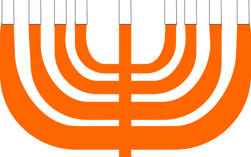 Chanukah Networking & Latkes Clipart (800x500), Png Download