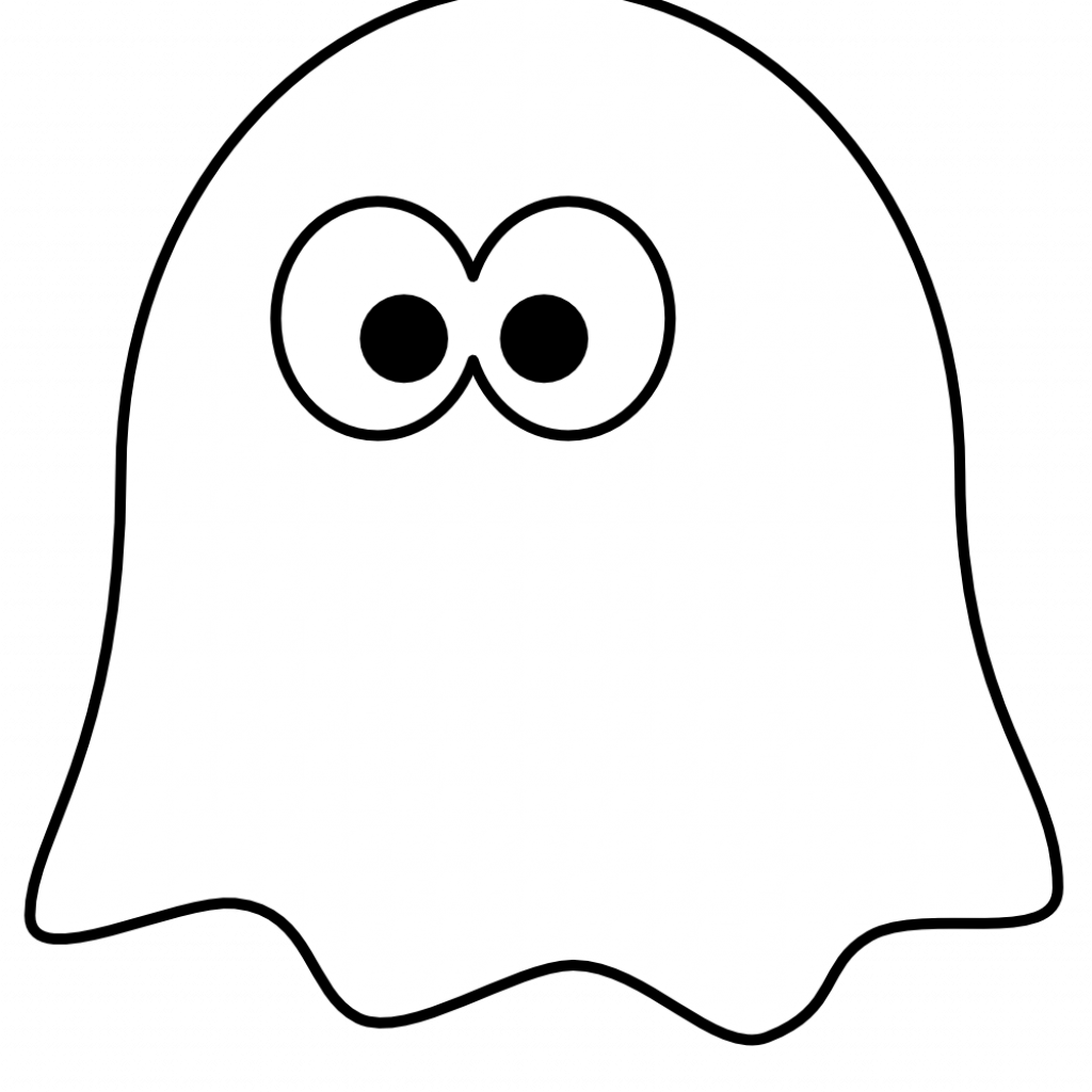 Premium Christmas Ghost Coloring Pages 28 Candles 2 - Ghost Clip Art - Png Download (1024x1024), Png Download