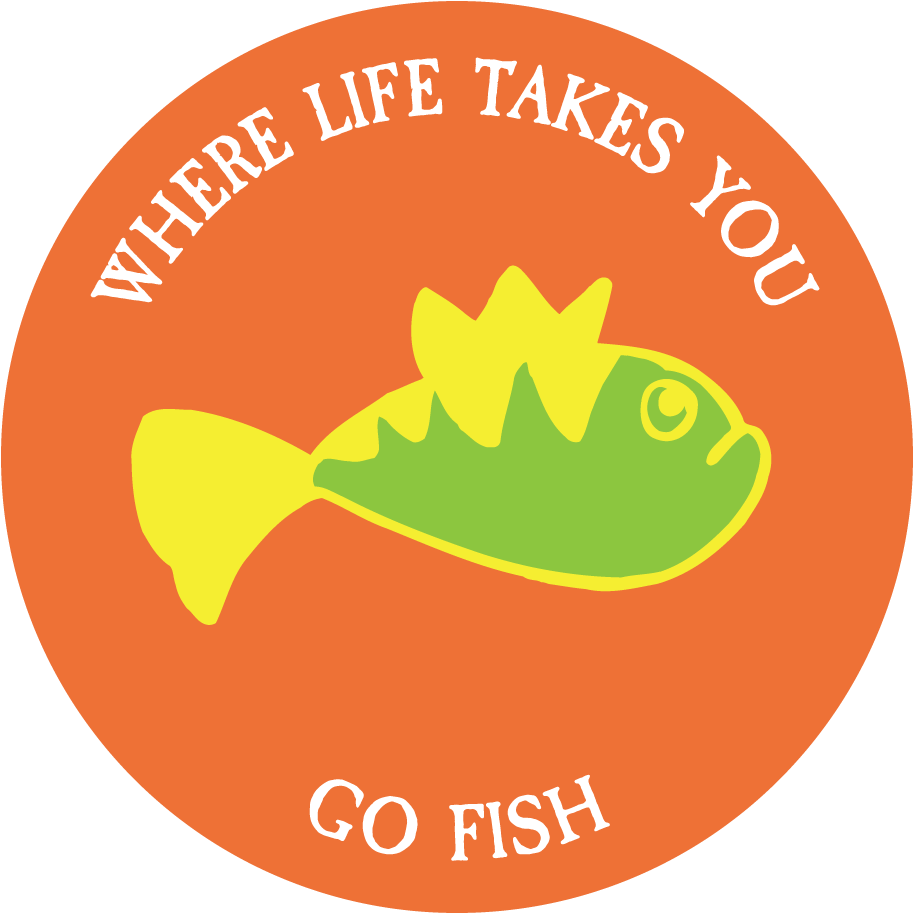 Wlty Fish "go Fish" Decal - Car Clipart (1000x1000), Png Download
