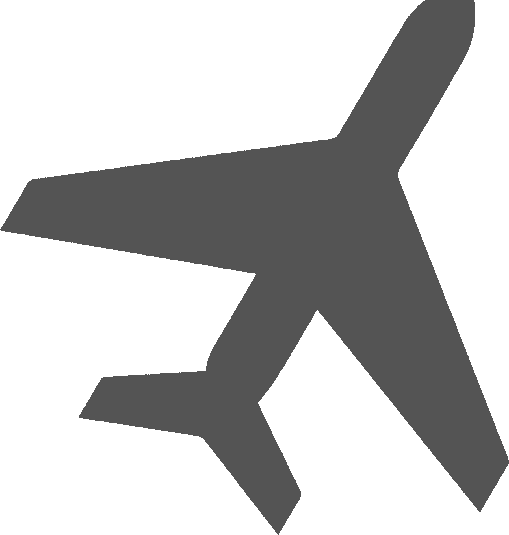 Get In Touch - Airplane Clipart (1926x1967), Png Download