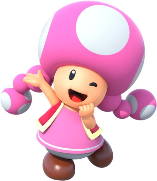 This Is Toadette - Super Mario Run Toad Clipart (540x612), Png Download