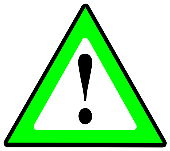 This Free Clip Arts Design Of 1 General Risk Green - Png Download (600x537), Png Download