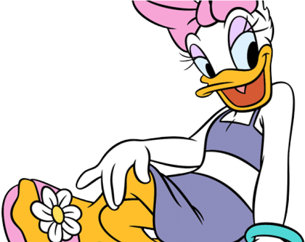 Disney Clipart Beach - Daisy Duck - Png Download (640x480), Png Download