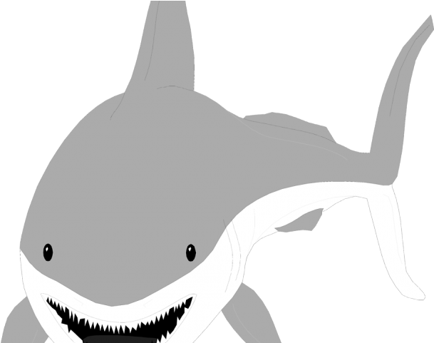 Shark Clipart Great White Shark - Shark With No Background - Png Download (640x480), Png Download