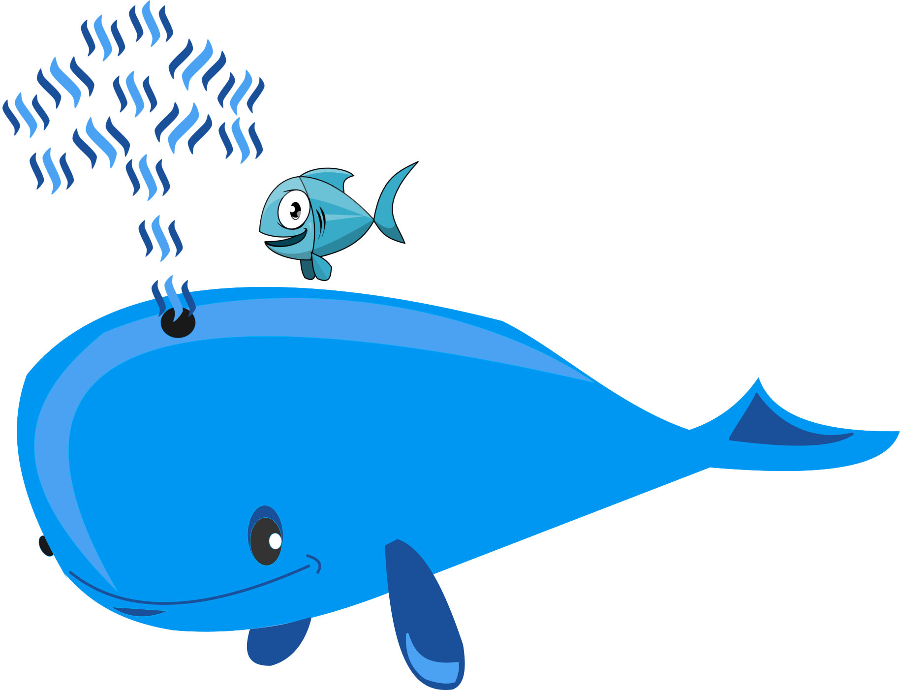 Tiger Shark Clipart Sharks And Minnow - Png Download (1829x1402), Png Download