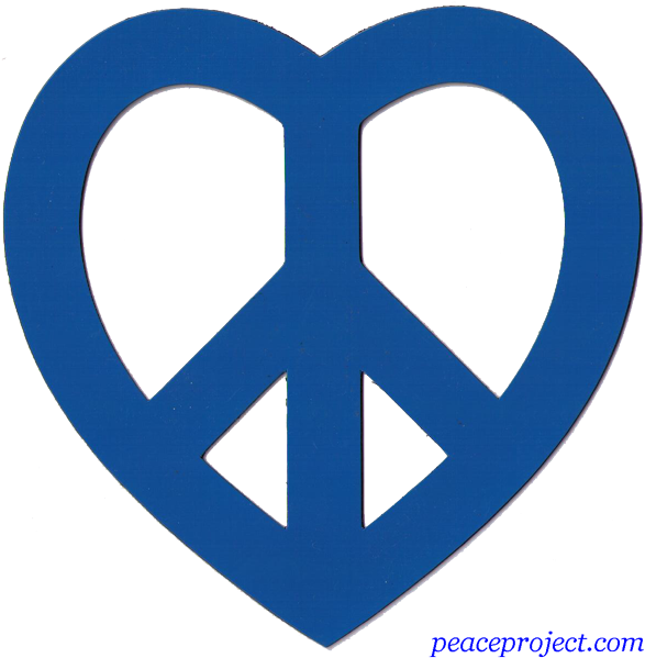 May 27, Peace Signs, Silhouettes, Clip Art, Sunshine, - Peace Signs And Hearts - Png Download (600x600), Png Download