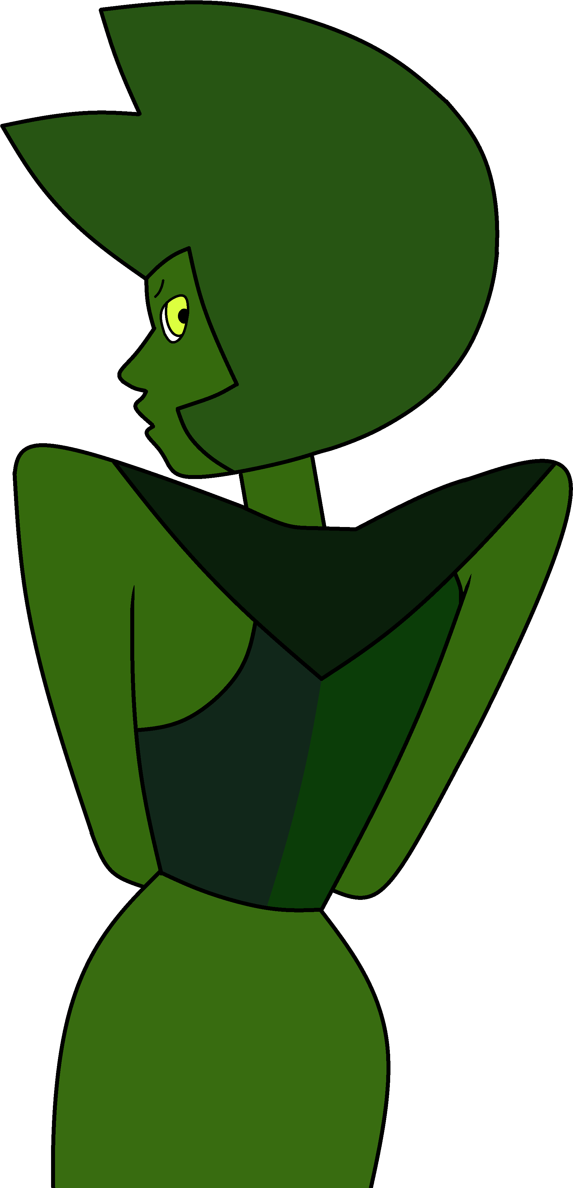 Extended Intro Look Clipart (2286x3901), Png Download