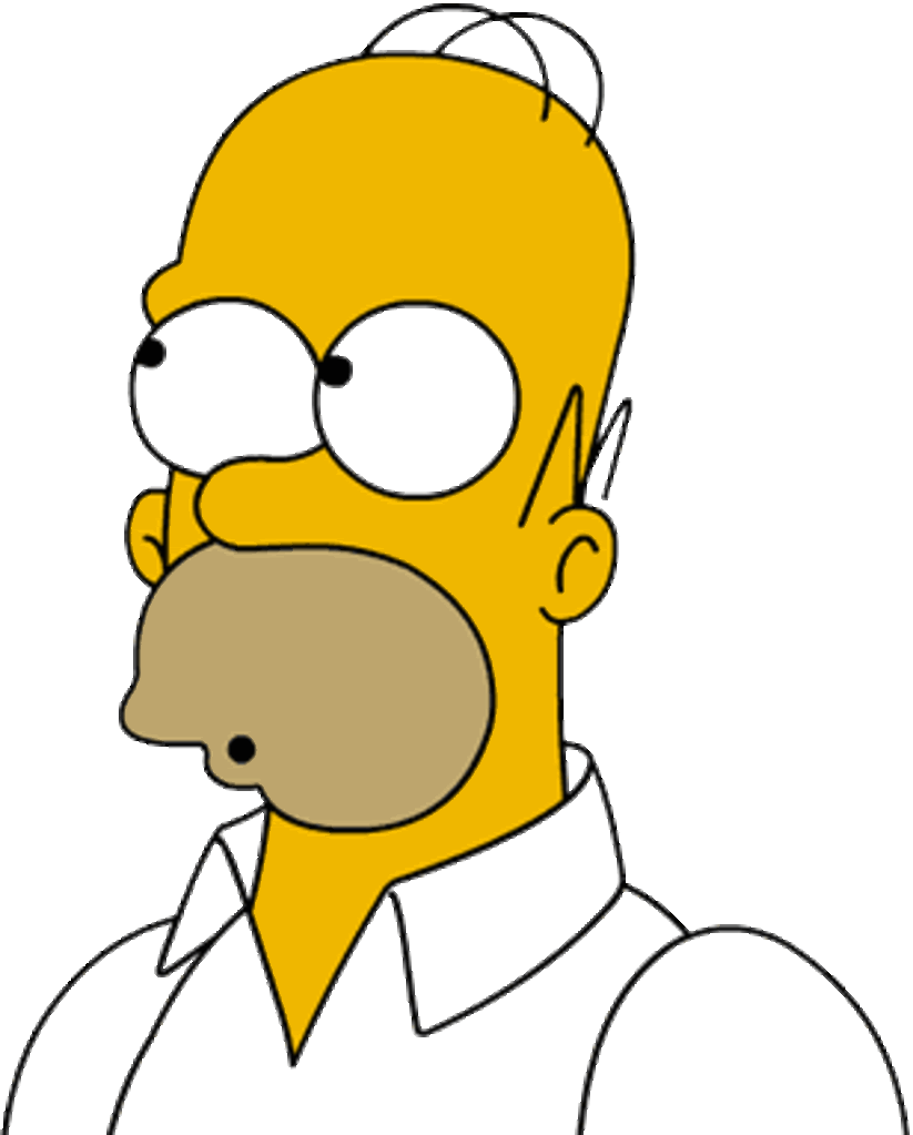 Homer Simpson Kostenlos Desktop Bilder Homer Simpson - Homer Simpson Head Transparent Clipart (823x1023), Png Download