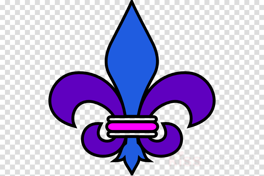 Fleur De Lis Mardi Gras Clip Art Clipart Mardi Gras - Do Curso De Letras - Png Download (900x600), Png Download