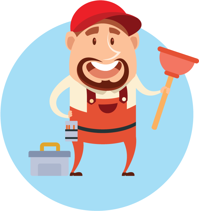 Licensed Plumber Or Individual Looking For A Proven - Cartoon Clipart (800x800), Png Download