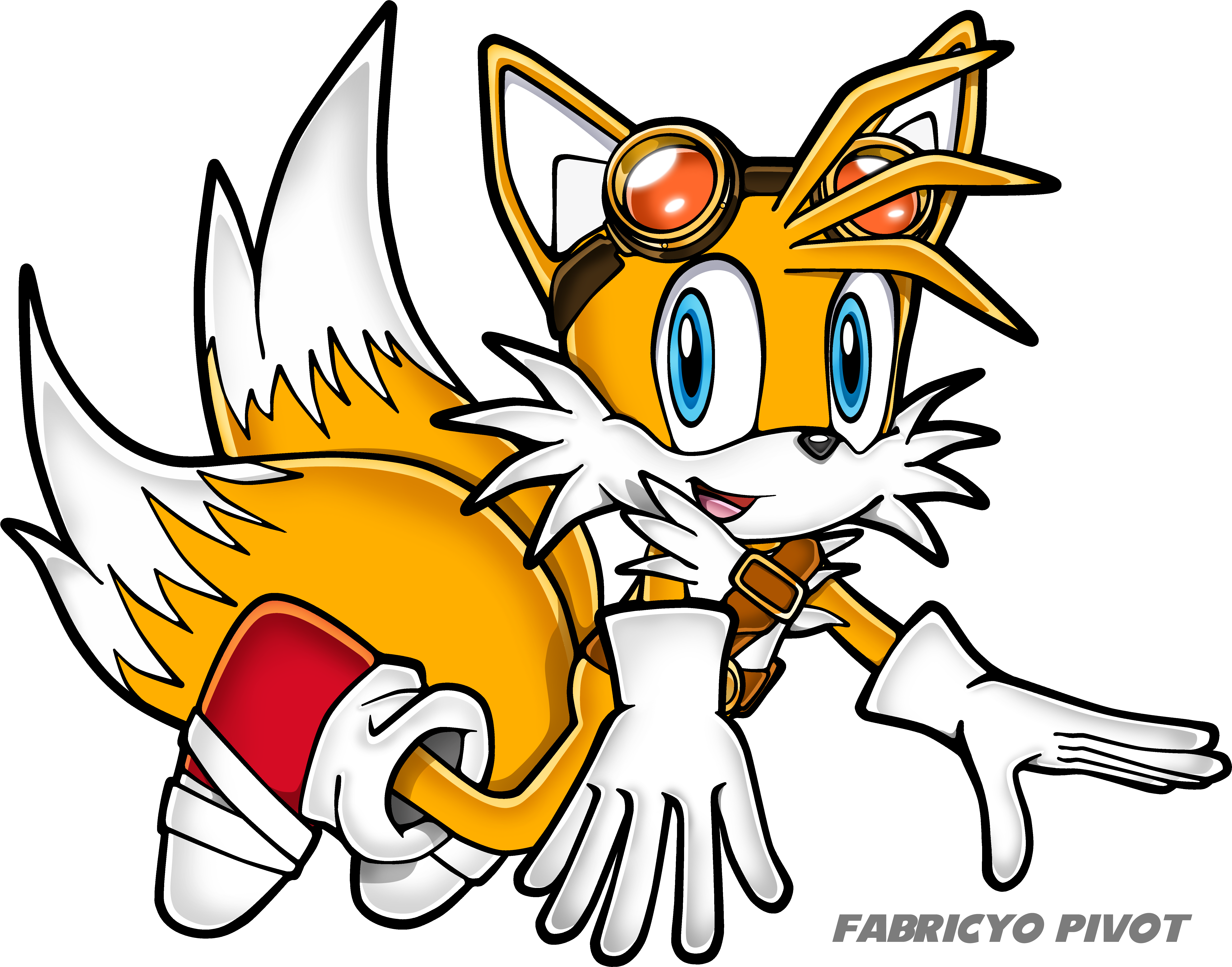 Tails Boom Sonic Adventure Style By Fabricyopivot - Sonic Boom Sa Style Clipart (6476x5256), Png Download