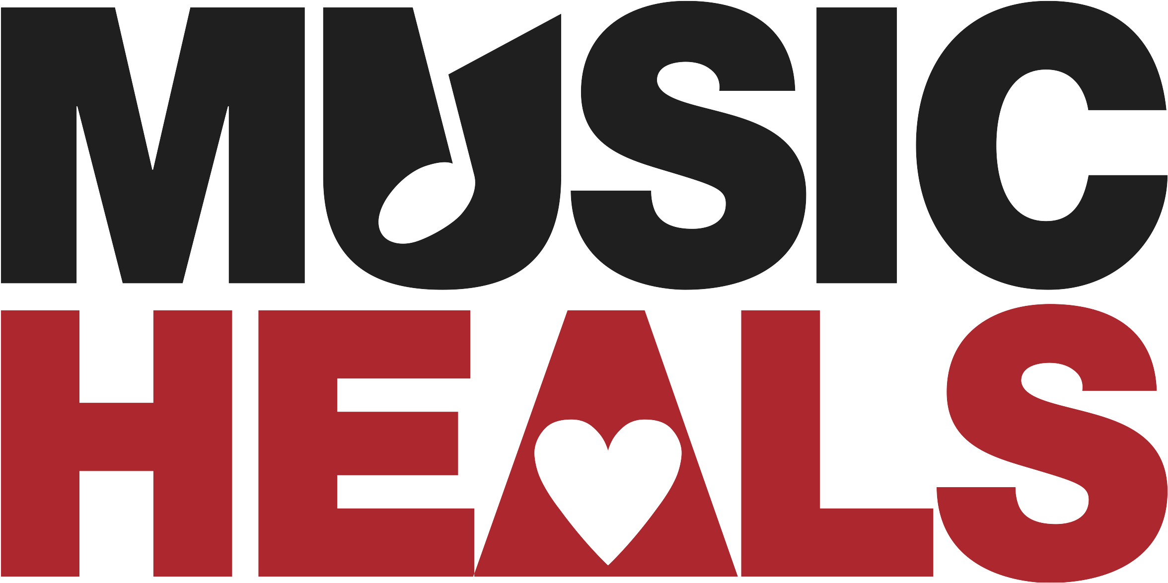 Music Heals Clipart (2361x1180), Png Download