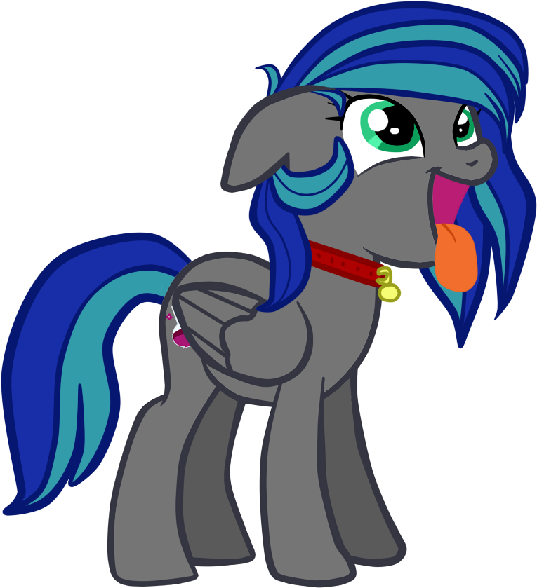 Base Used, Behaving Like A Dog, Collar, Oc, Oc Only, - Cartoon Clipart (1005x1050), Png Download